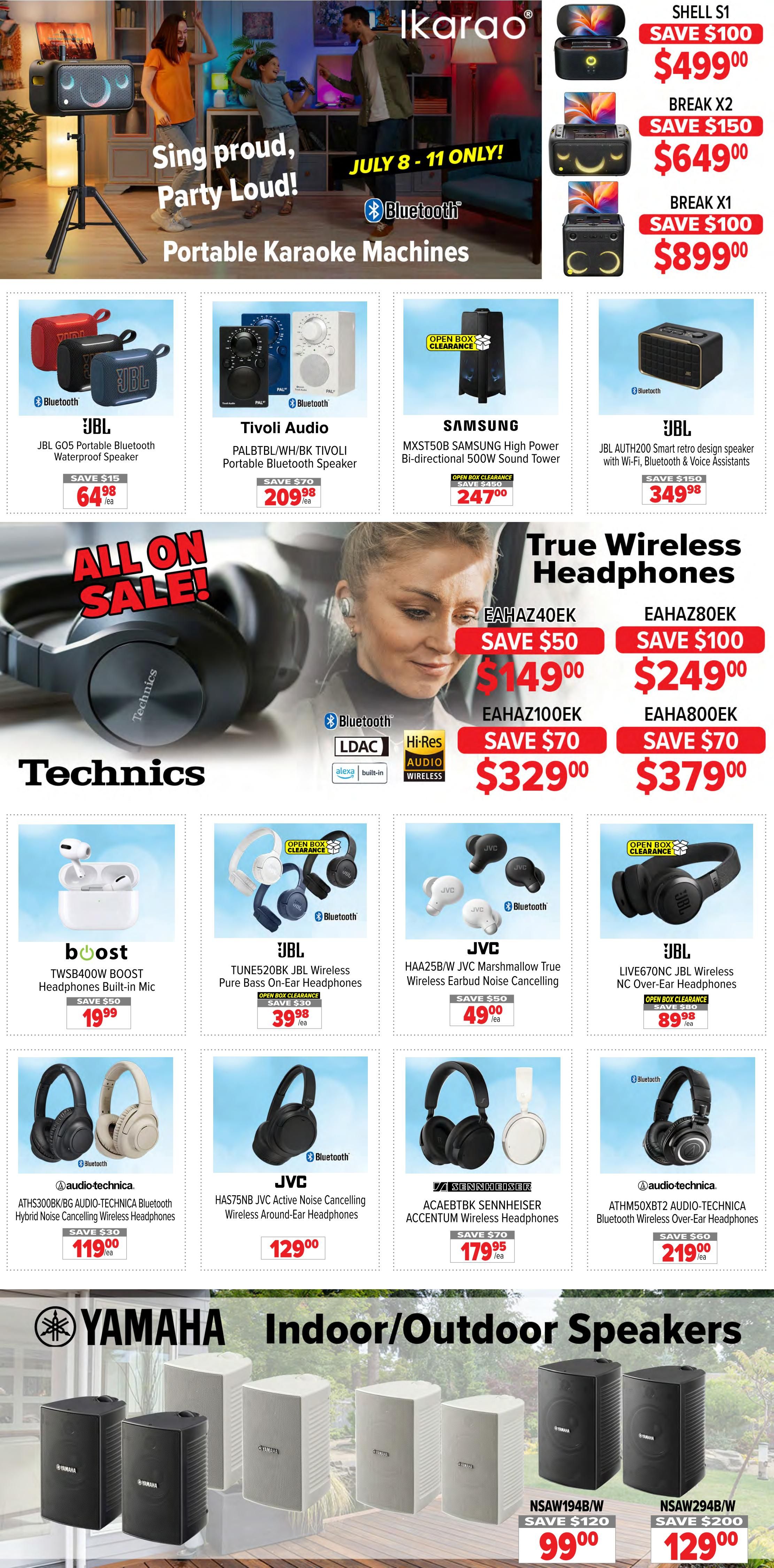 2001 Audio Video Flyer July 10 to 16