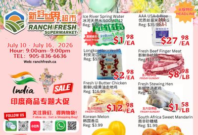 Ranch Fresh Supermarket Flyer July 10 to 16