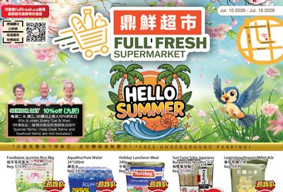 Full Fresh Supermarket Flyer July 10 to 16