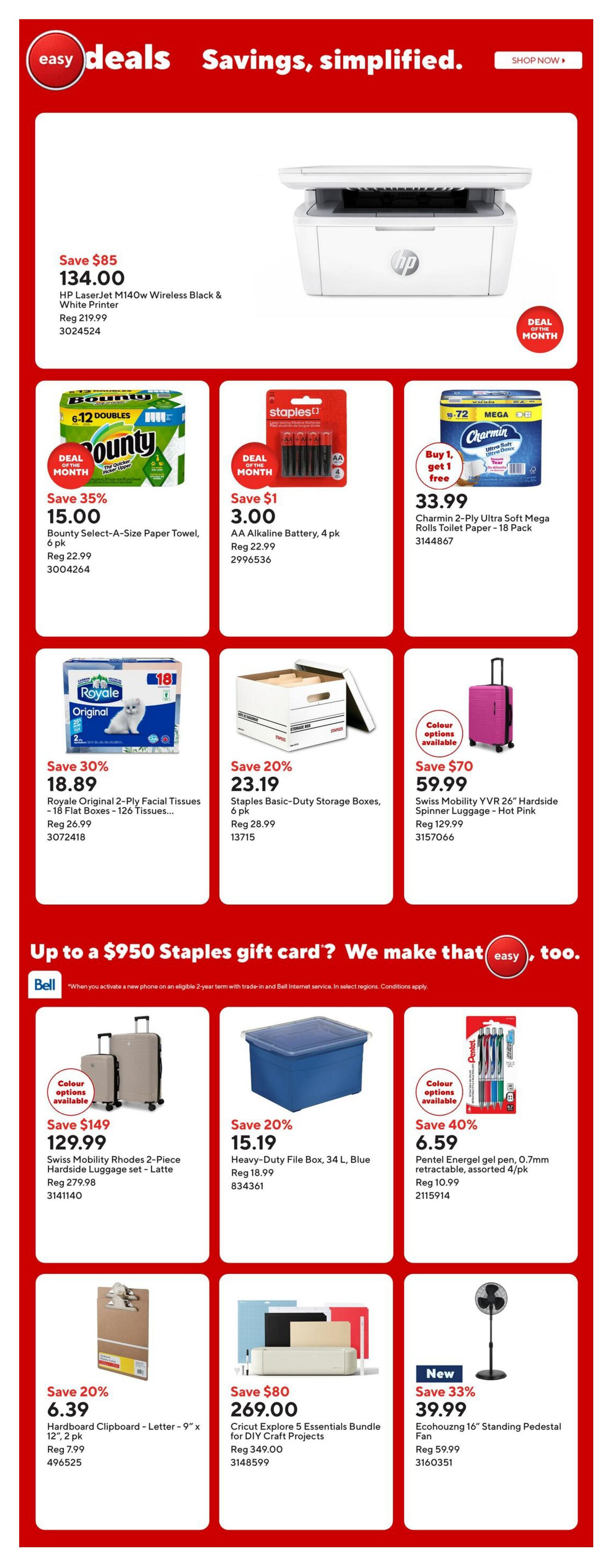 Staples Flyer July 10 to 16