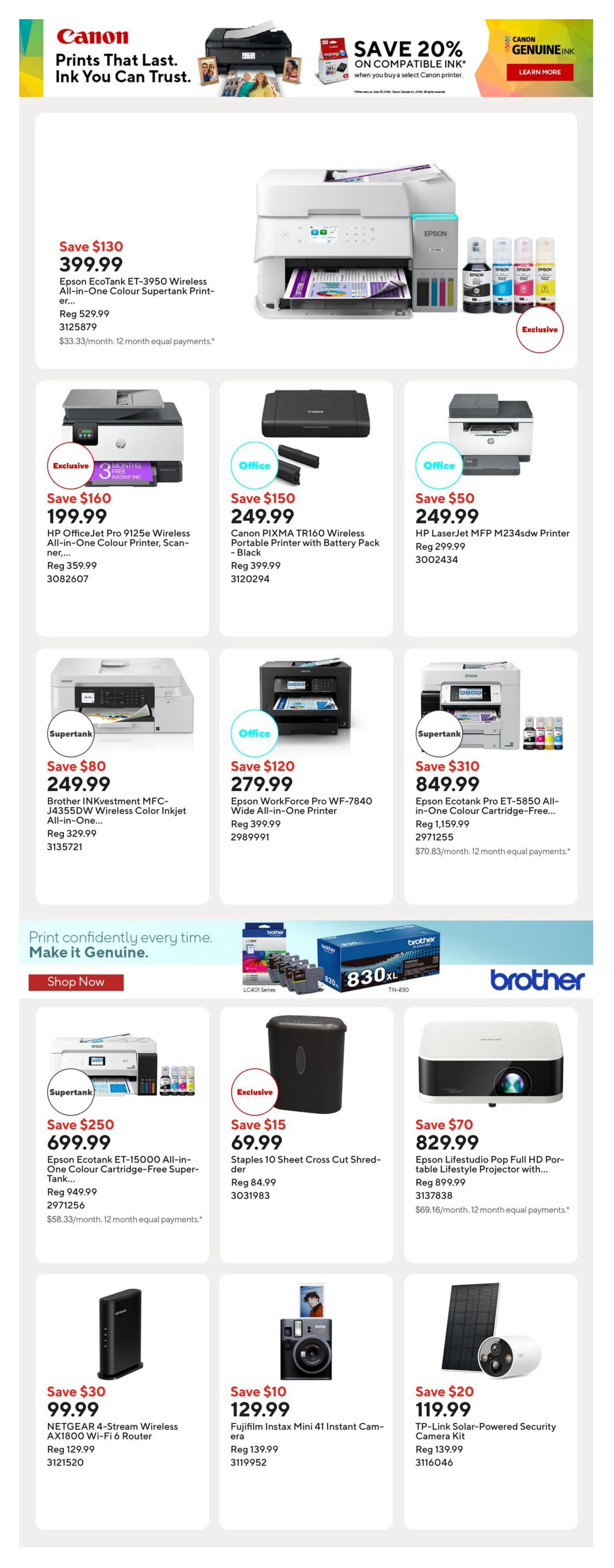Staples Flyer July 10 to 16