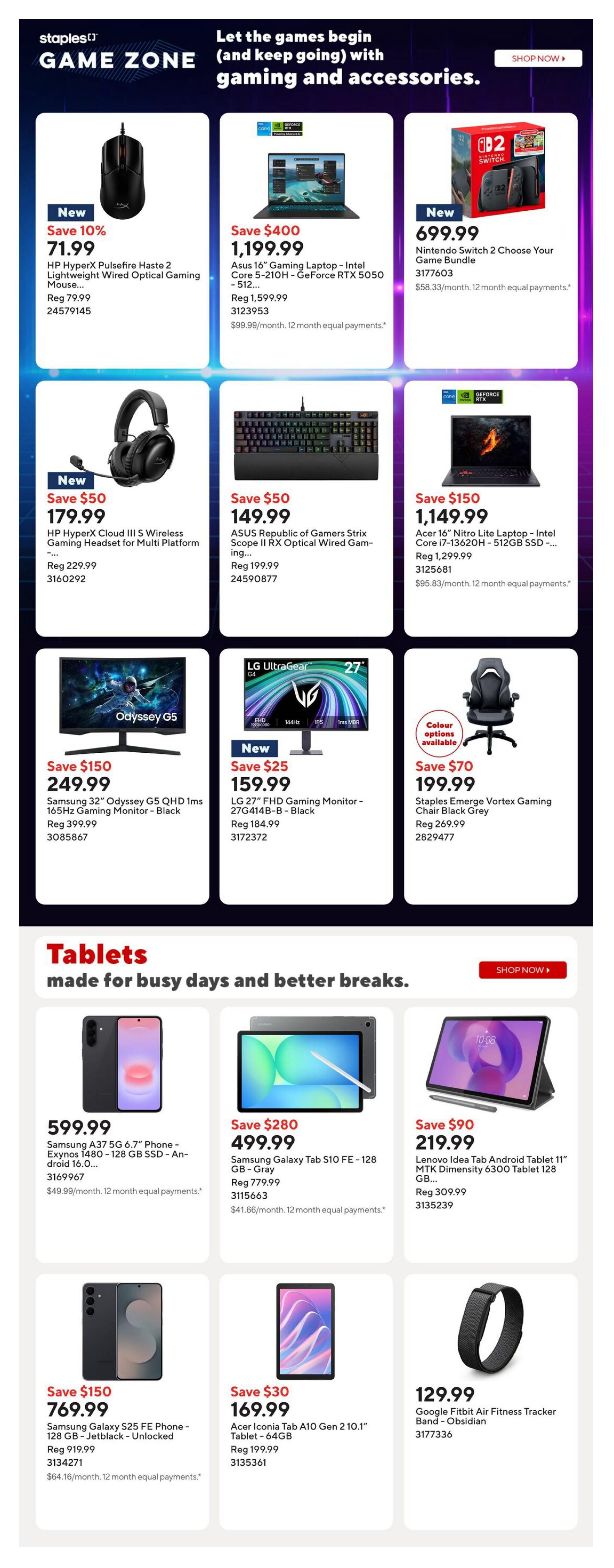 Staples Flyer July 10 to 16