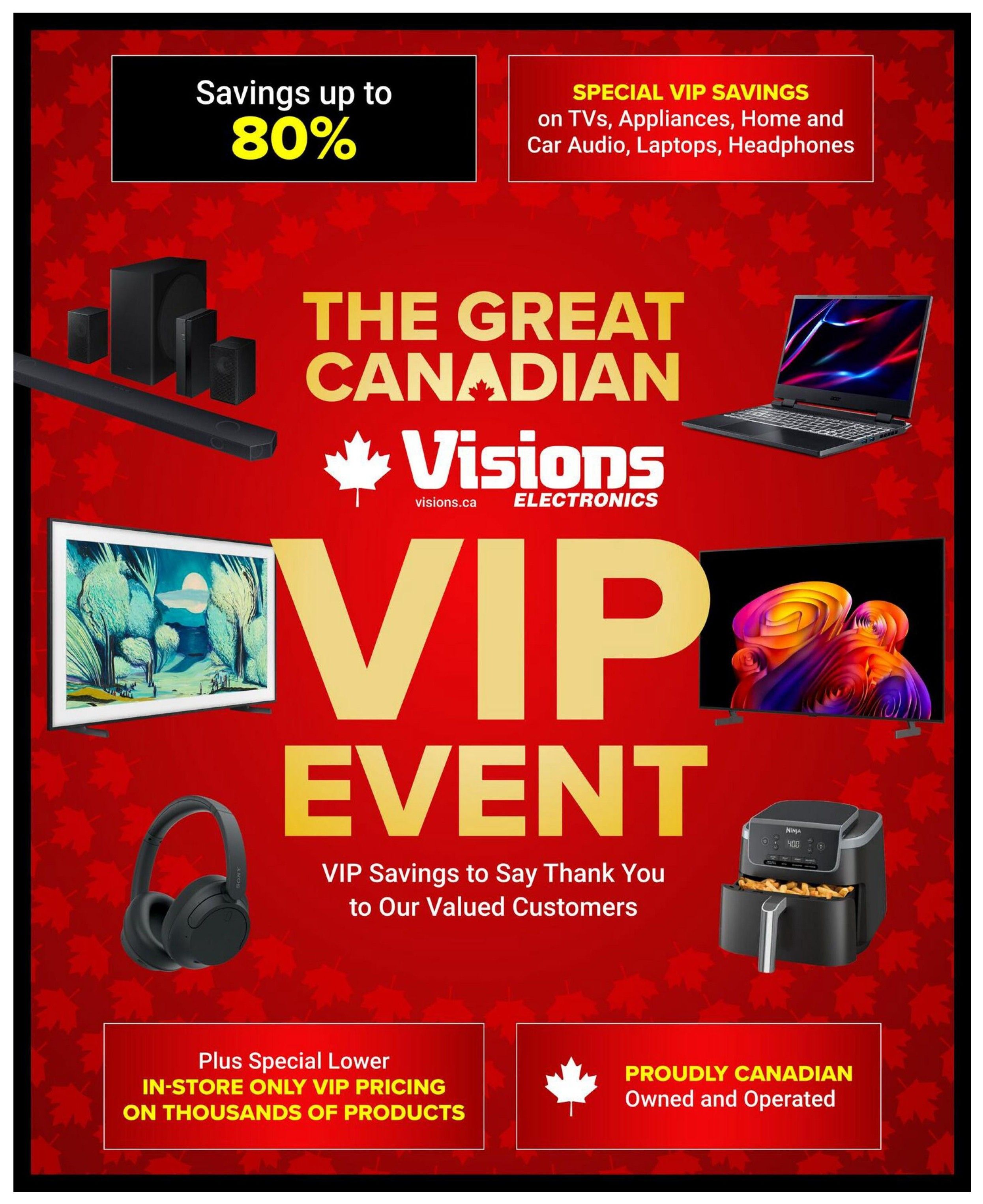 Visions Electronics Flyer July 10 to 16