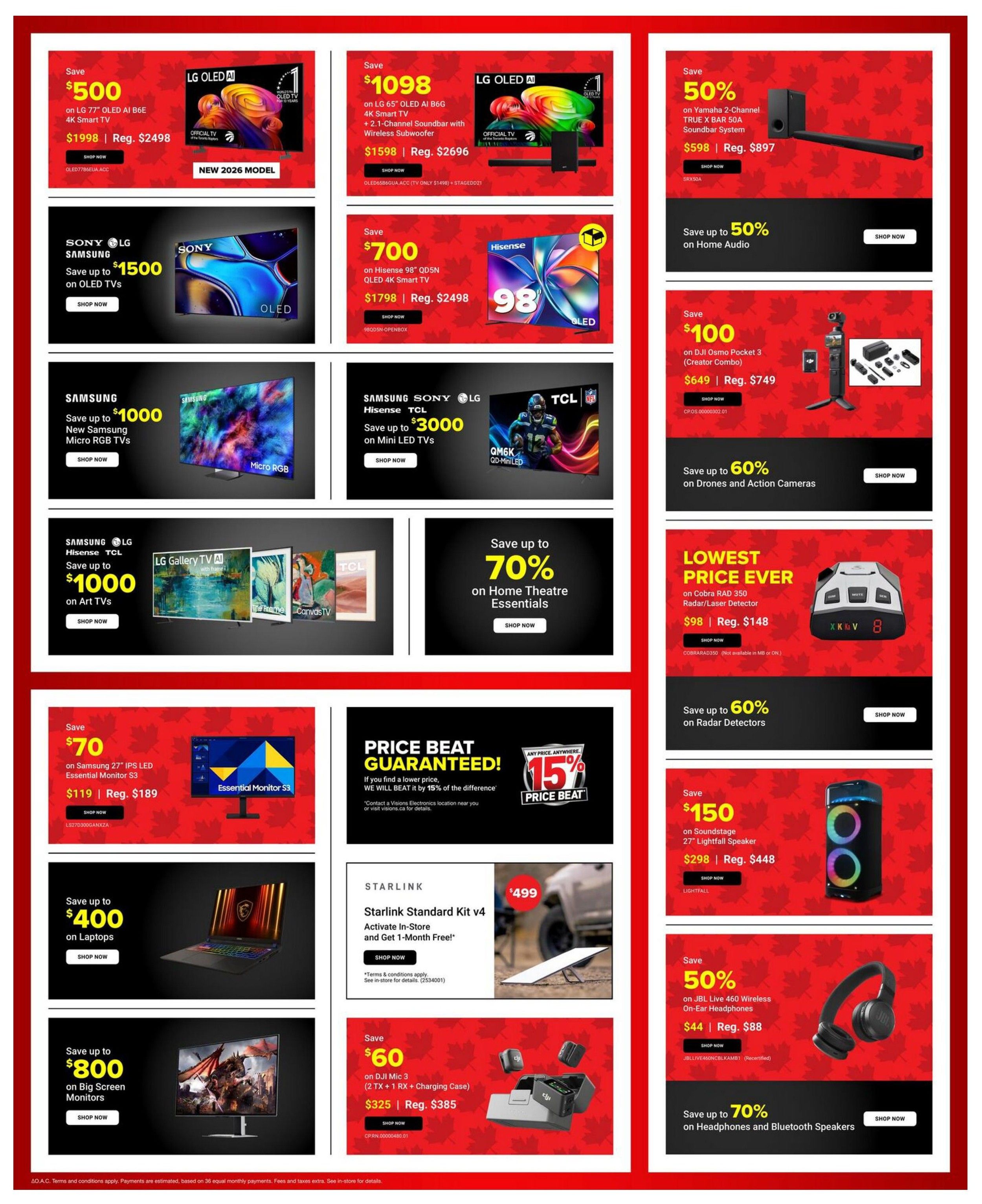 Visions Electronics Flyer July 10 to 16