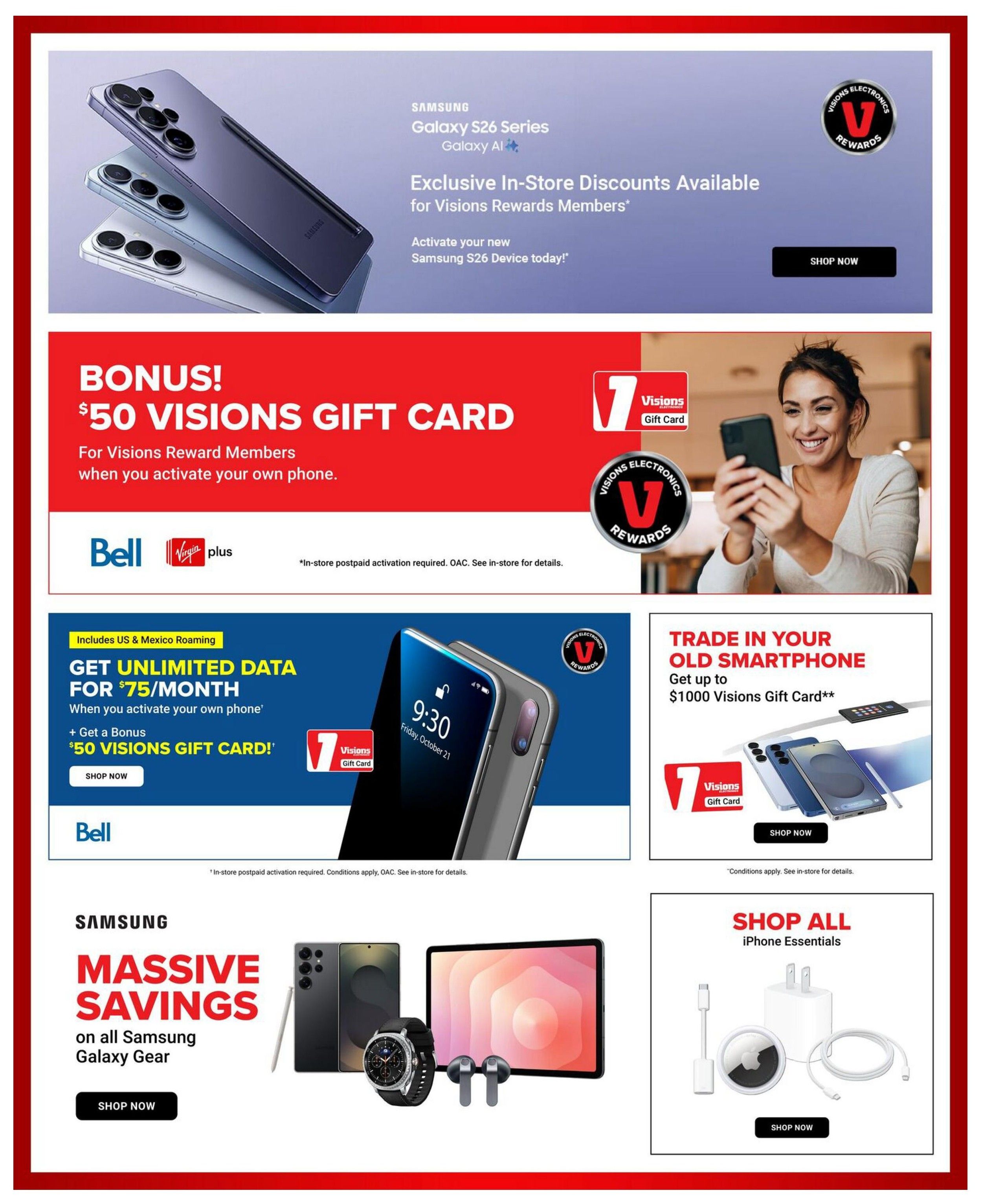 Visions Electronics Flyer July 10 to 16