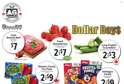 AG Foods Flyer July 10 to 16