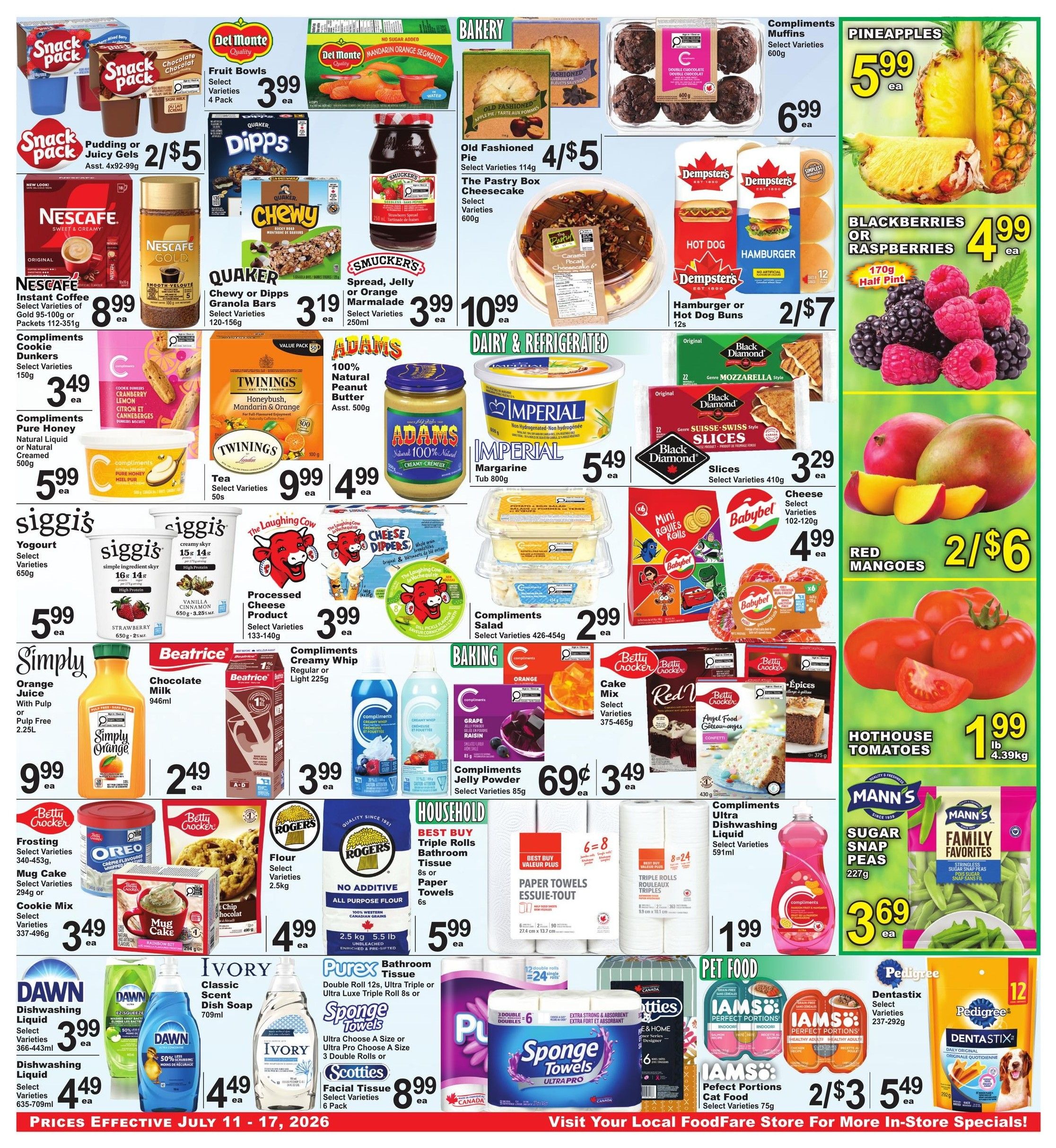 Food Fare Flyer July 11 to 17