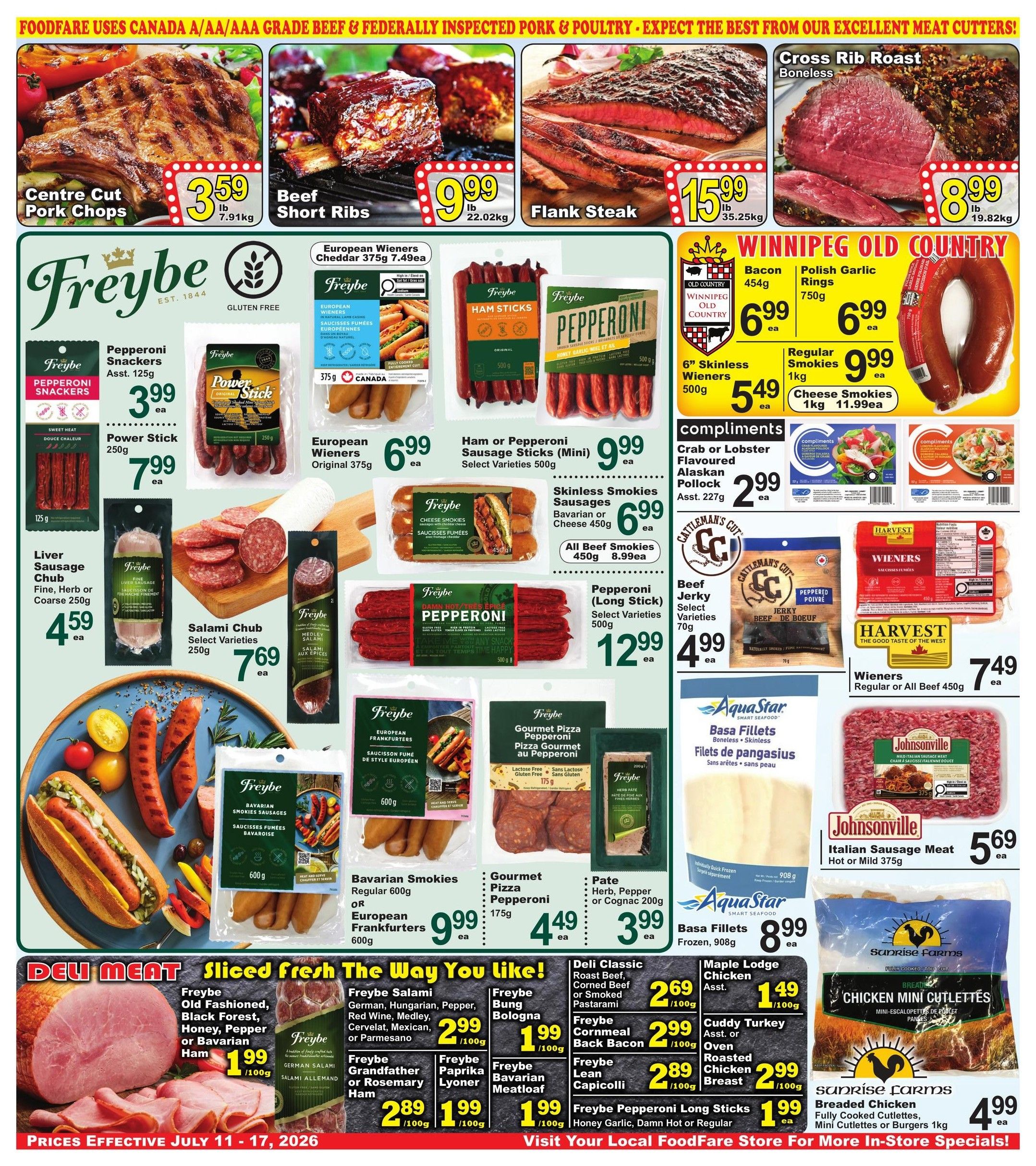 Food Fare Flyer July 11 to 17