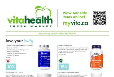 Vita Health Fresh Market Flyer July 9 to 29