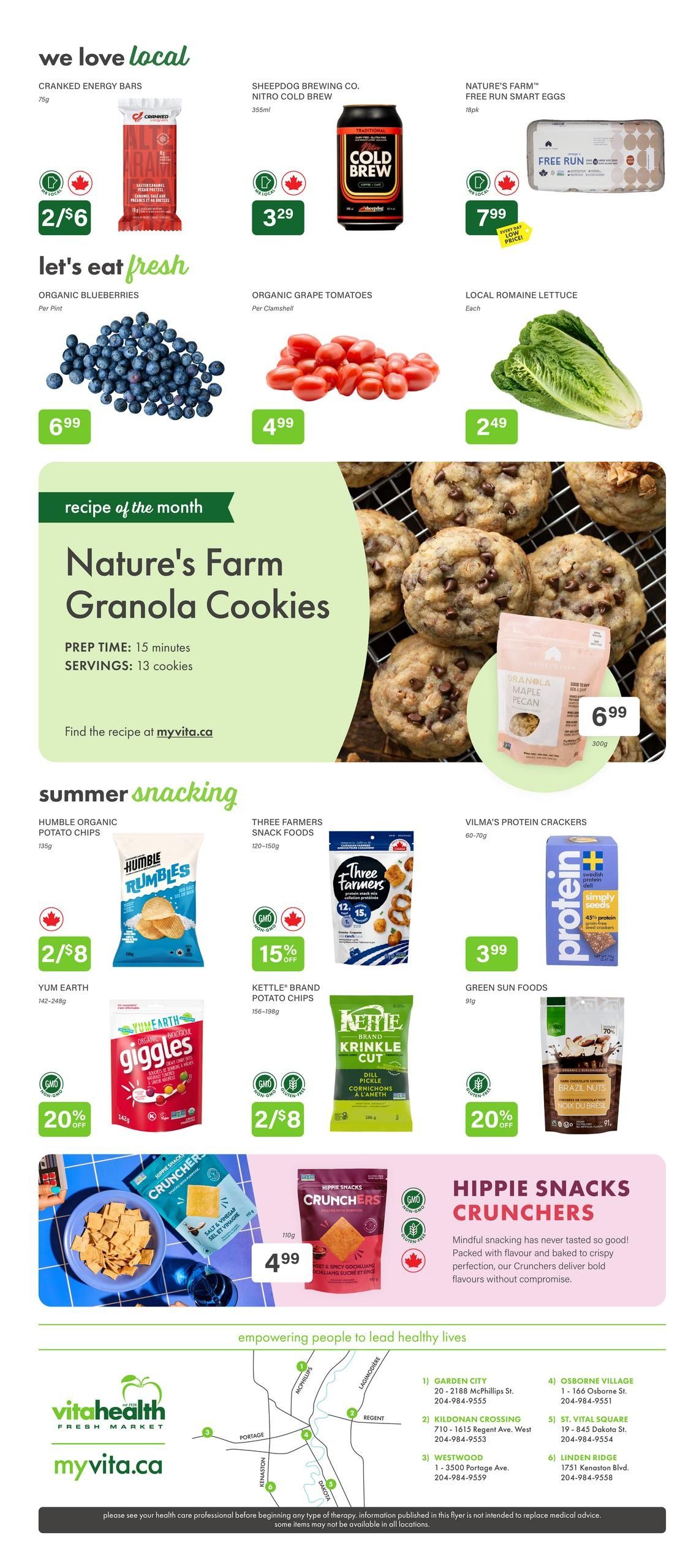 Vita Health Fresh Market Flyer July 9 to 29
