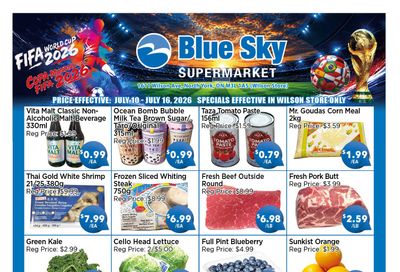 Blue Sky Supermarket (North York) Flyer July 10 to 16