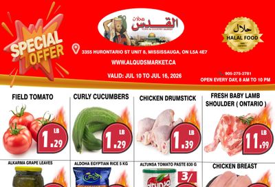 Al-Quds Supermarket Flyer July 10 to 16
