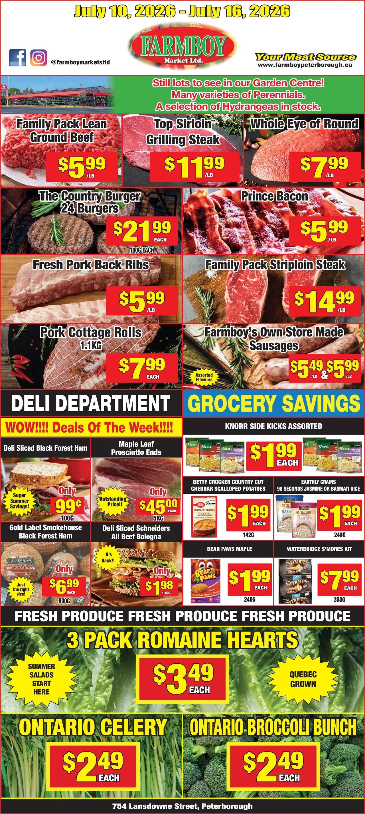 Farmboy Peterborough Flyer July 10 to 16