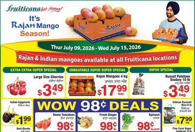 Fruiticana (Kelowna) Flyer July 9 to 15