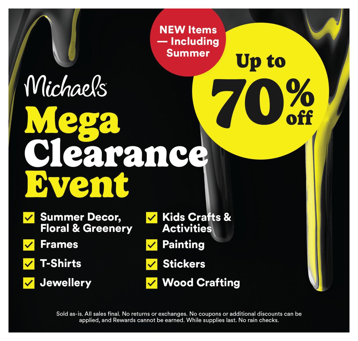 Michael's Flyer July 10 to 16