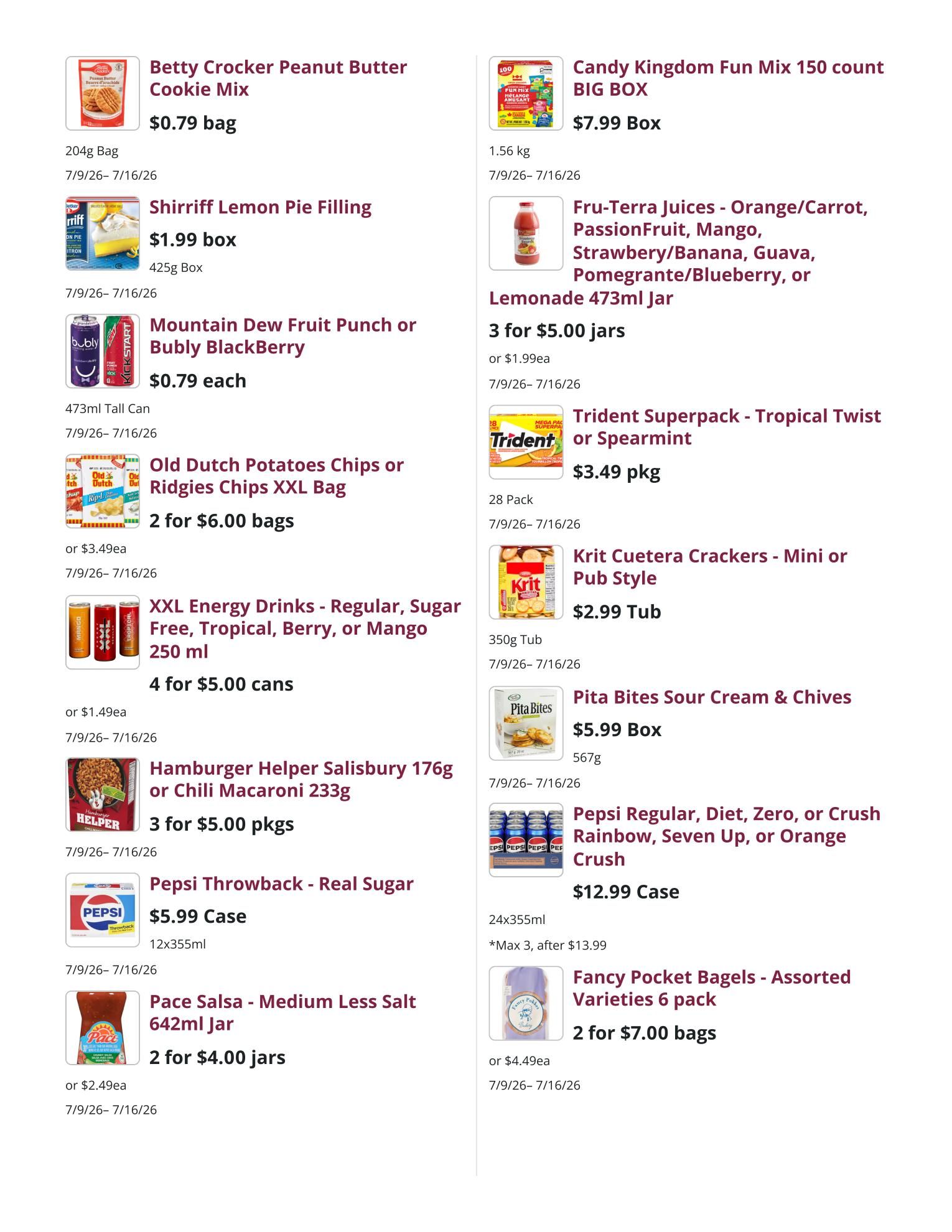 Mike Dean Local Grocer Flyer July 9 to 16