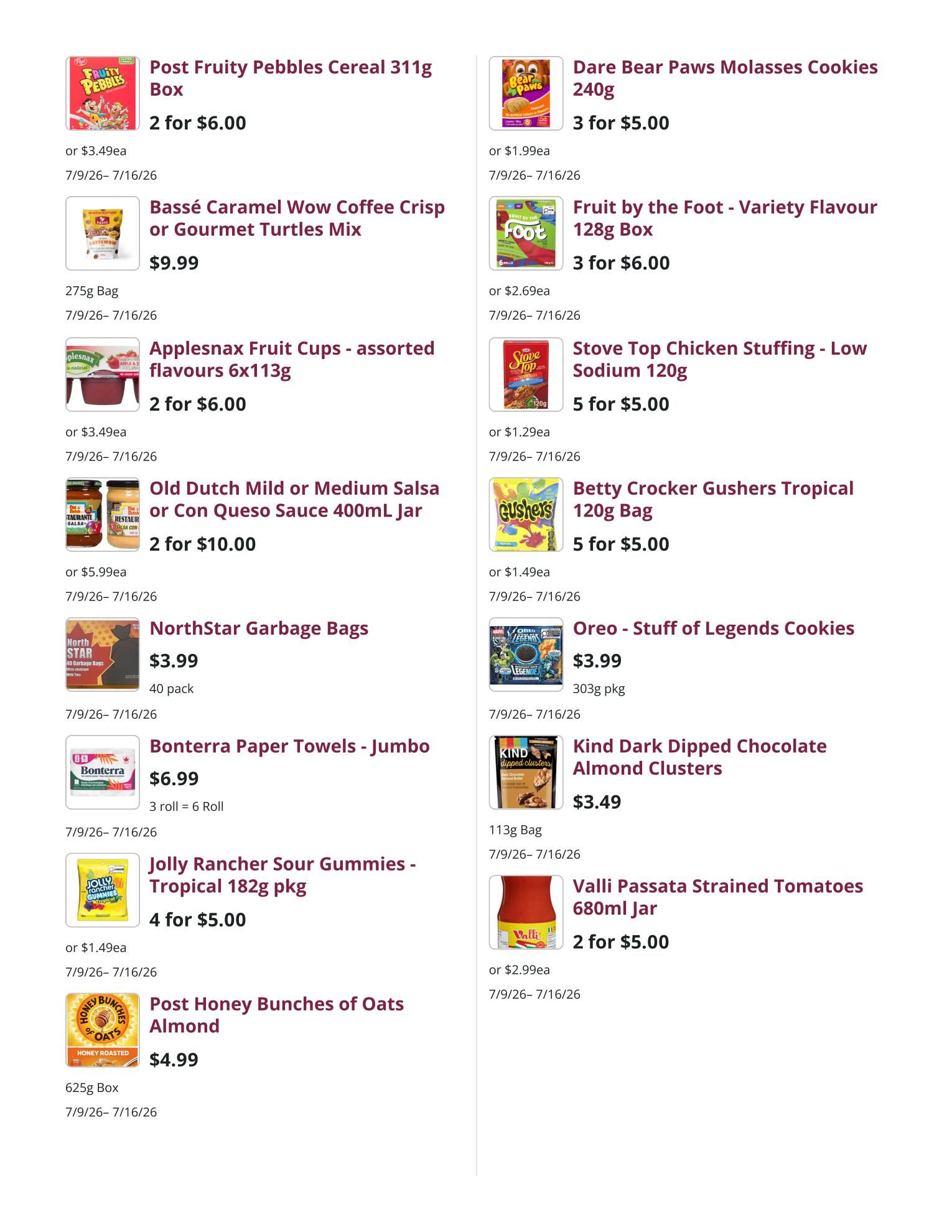 Mike Dean Local Grocer Flyer July 9 to 16