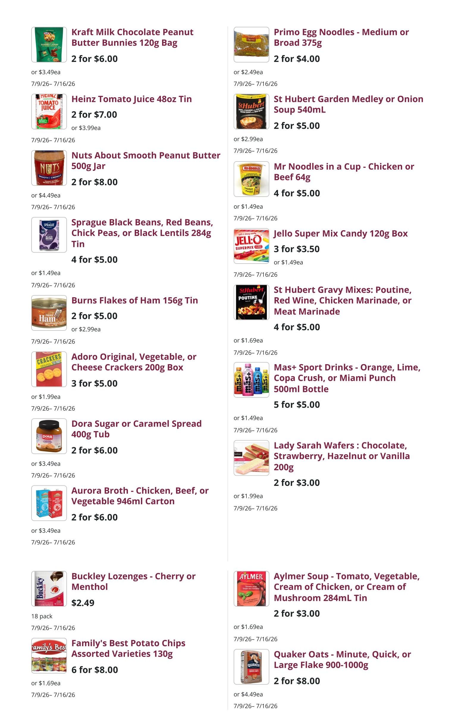 Mike Dean Local Grocer Flyer July 9 to 16