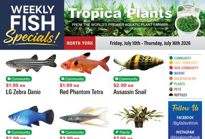 Big Al's (North York) Weekly Specials July 10 to 16