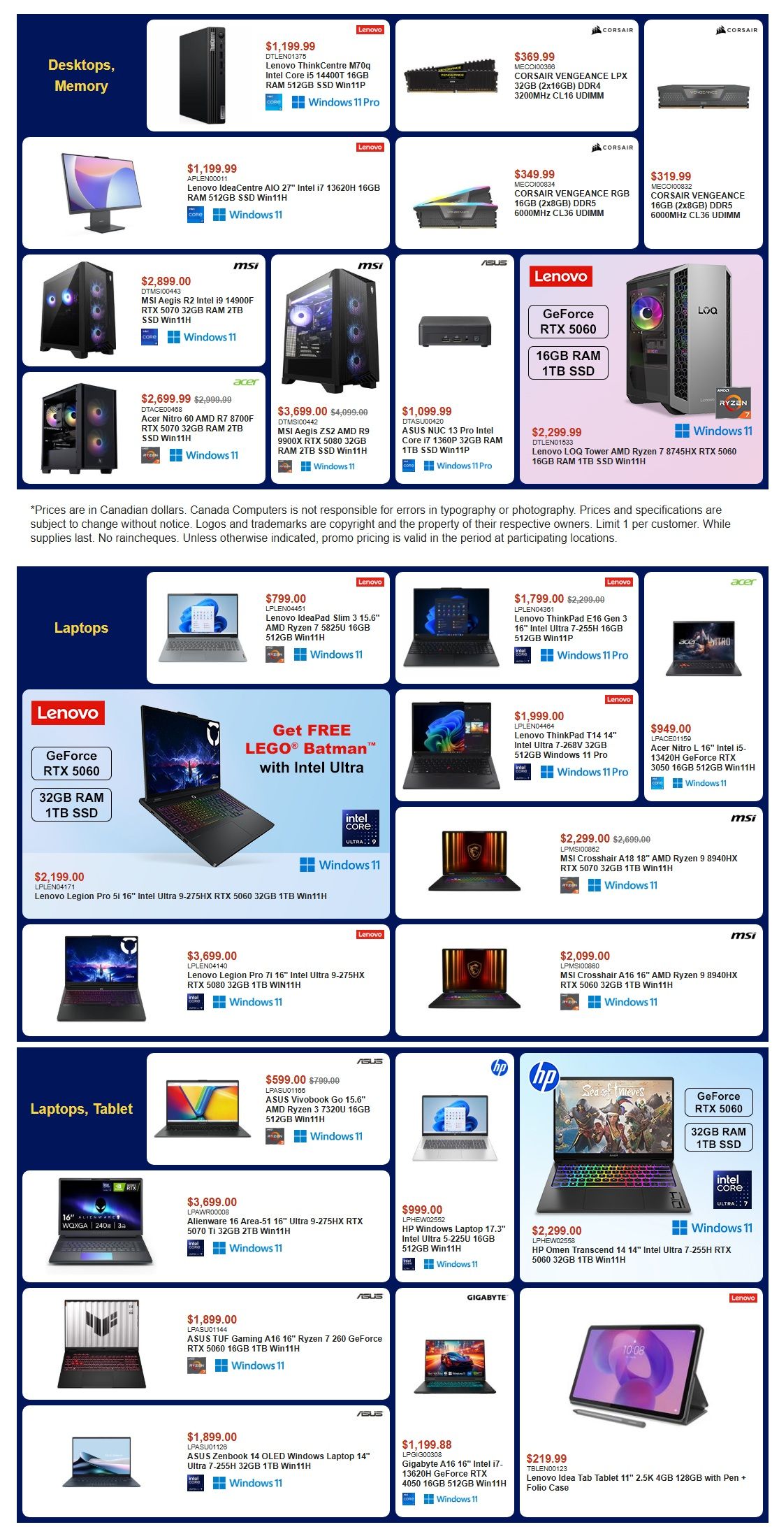 Canada Computers Flyer July 10 to 16