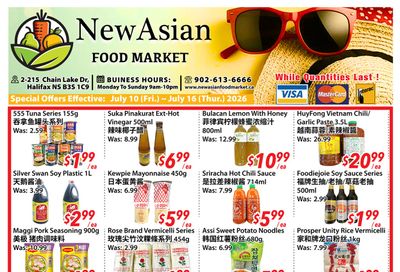 New Asian Food Market Flyer July 10 to 16