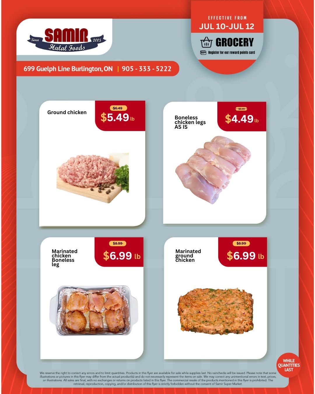 Samir Supermarket (Burlington) Flyer July 10 to 12