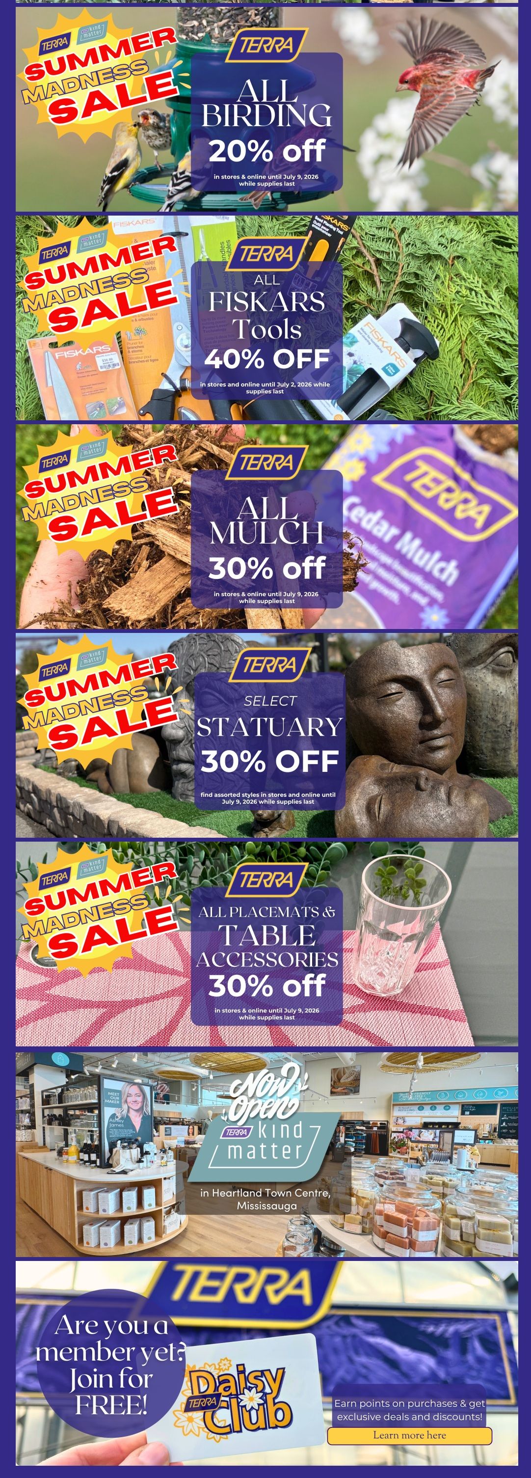Terra Greenhouses Flyer July 10 to 16
