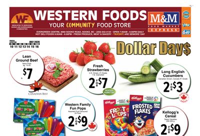 Western Foods Flyer July 10 to 16
