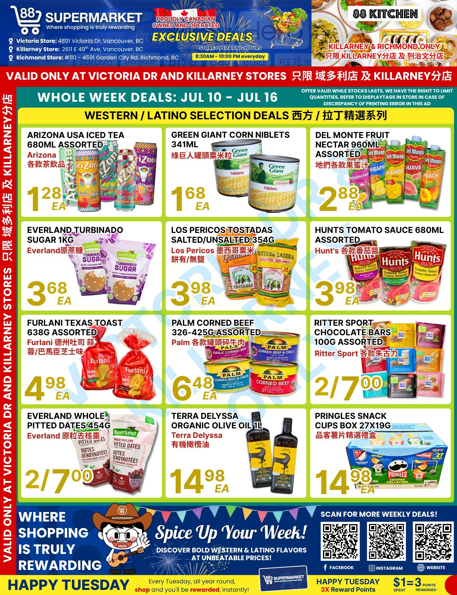 88 Supermarket Flyer July 10 to 16