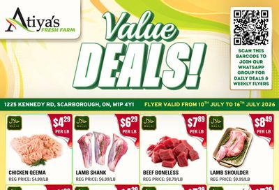 Atiya's Fresh Farm Flyer July 10 to 16