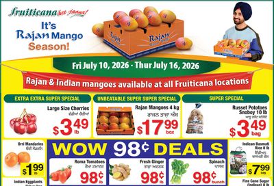 Fruiticana (Edmonton) Flyer July 10 to 16