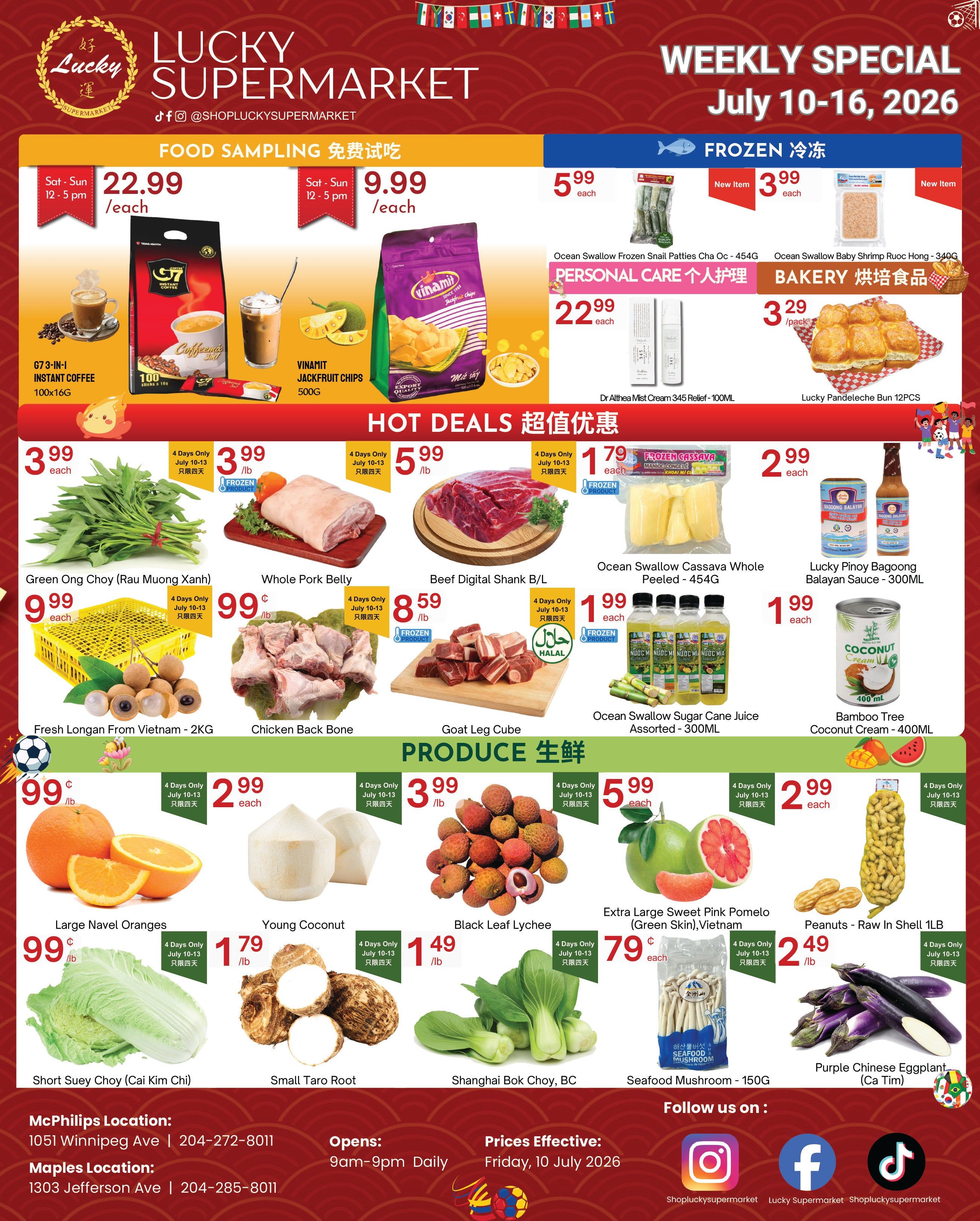 Lucky Supermarket (Winnipeg) Flyer July 10 to 16