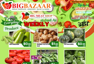 Big Bazaar Canada Flyer July 10 to 15
