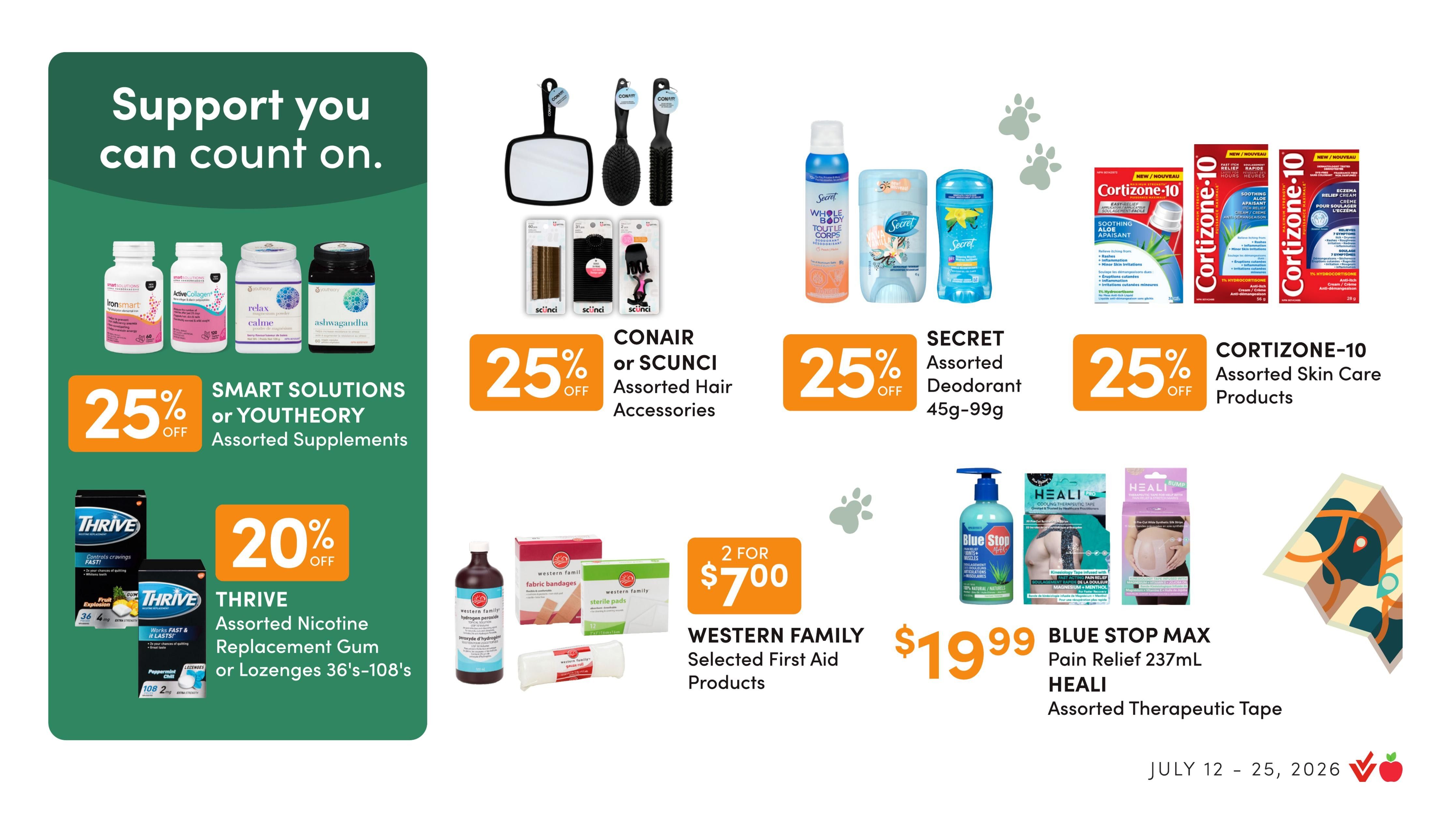 Apple Drugs Flyer July 12 to 25