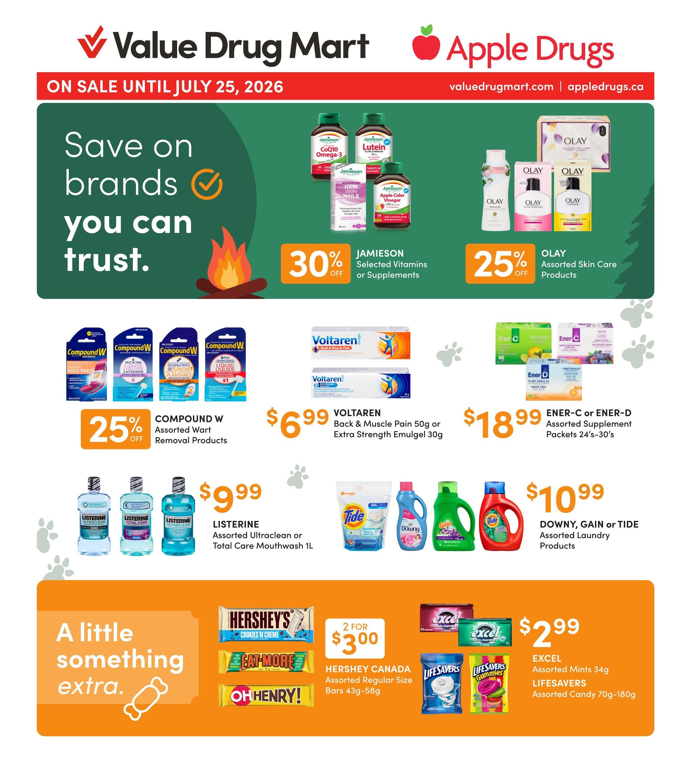 Apple Drugs Flyer July 12 to 25