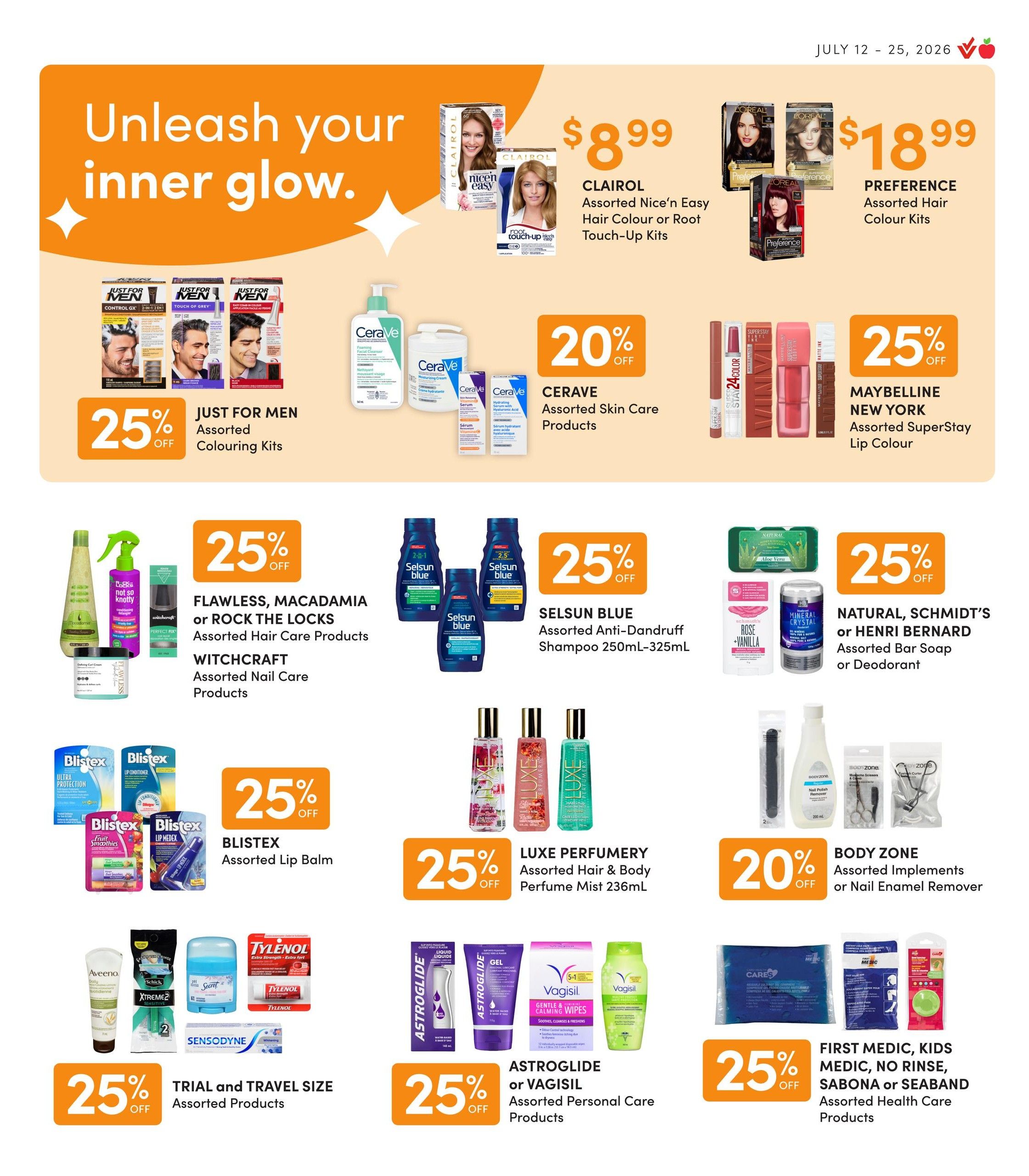 Apple Drugs Flyer July 12 to 25
