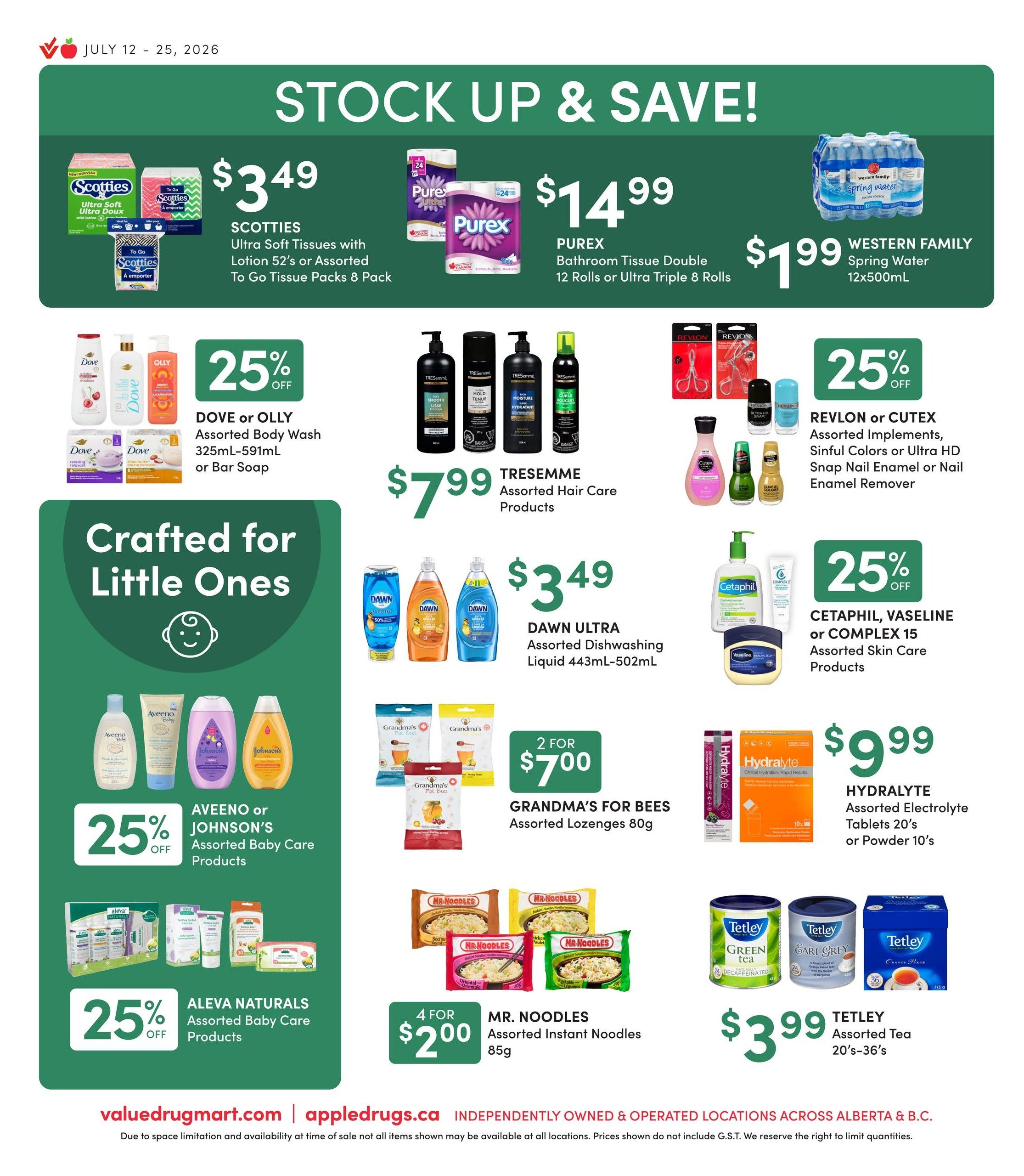 Apple Drugs Flyer July 12 to 25