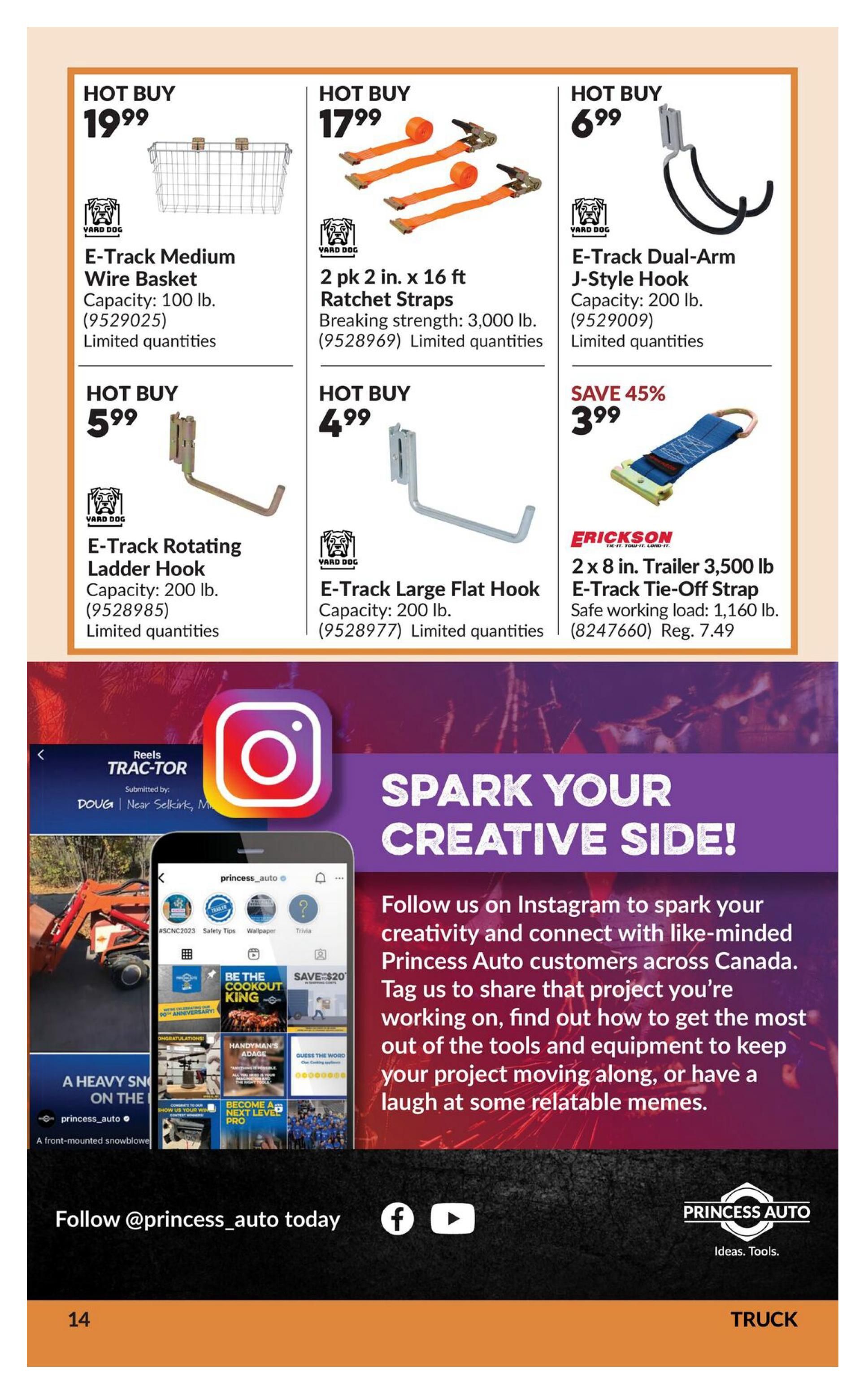 Princess Auto Flyer July 14 to 26