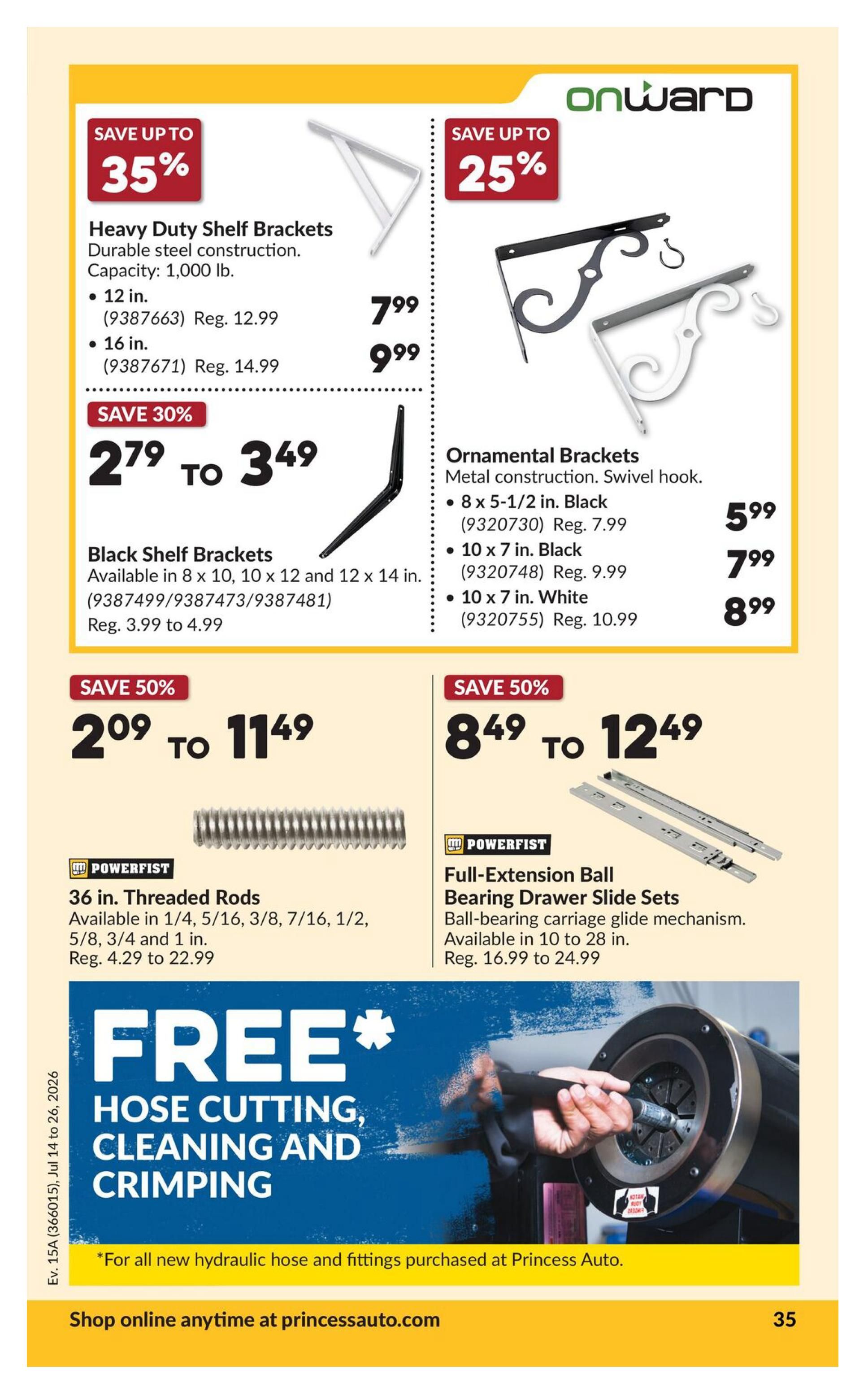 Princess Auto Flyer July 14 to 26
