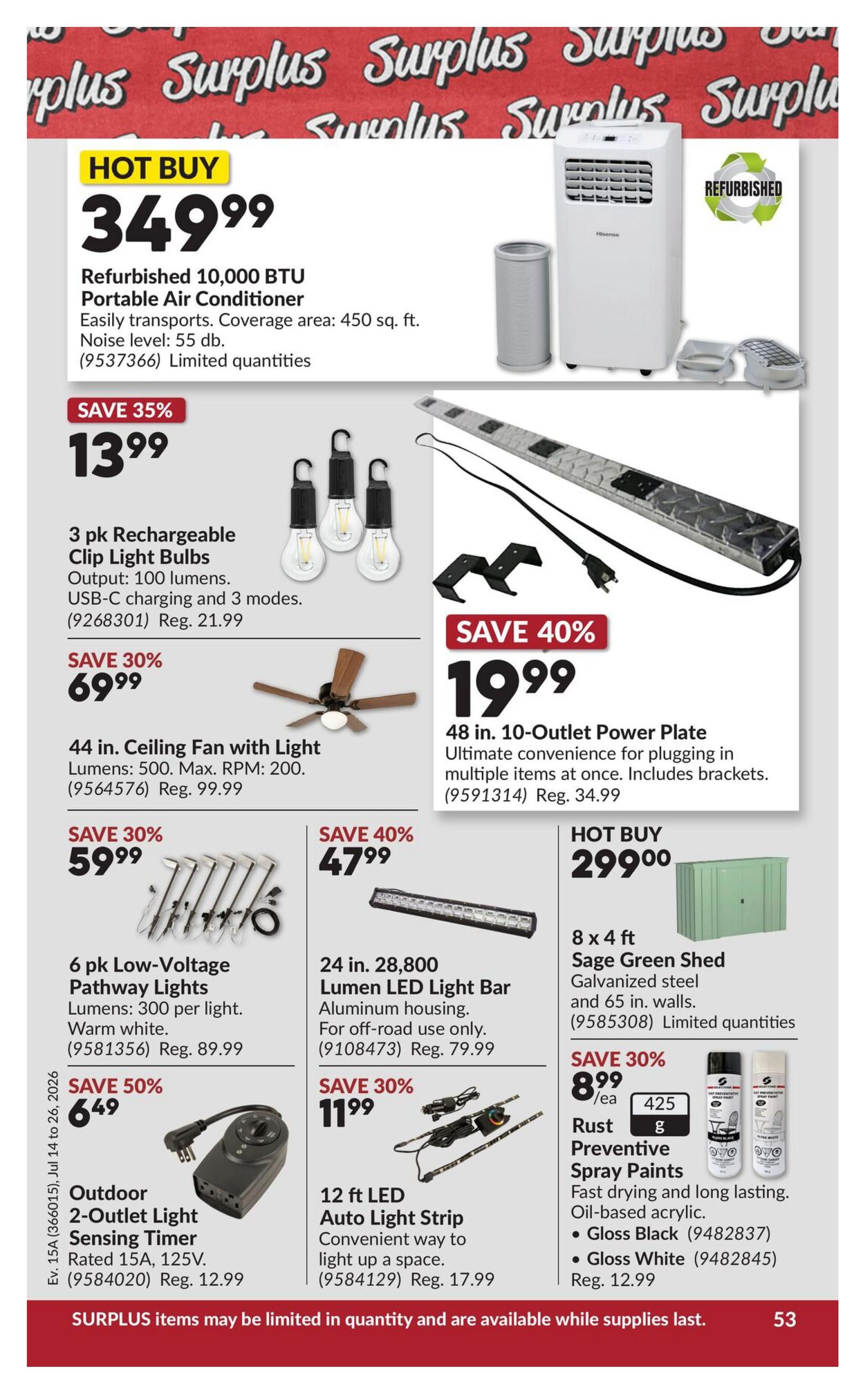 Princess Auto Flyer July 14 to 26