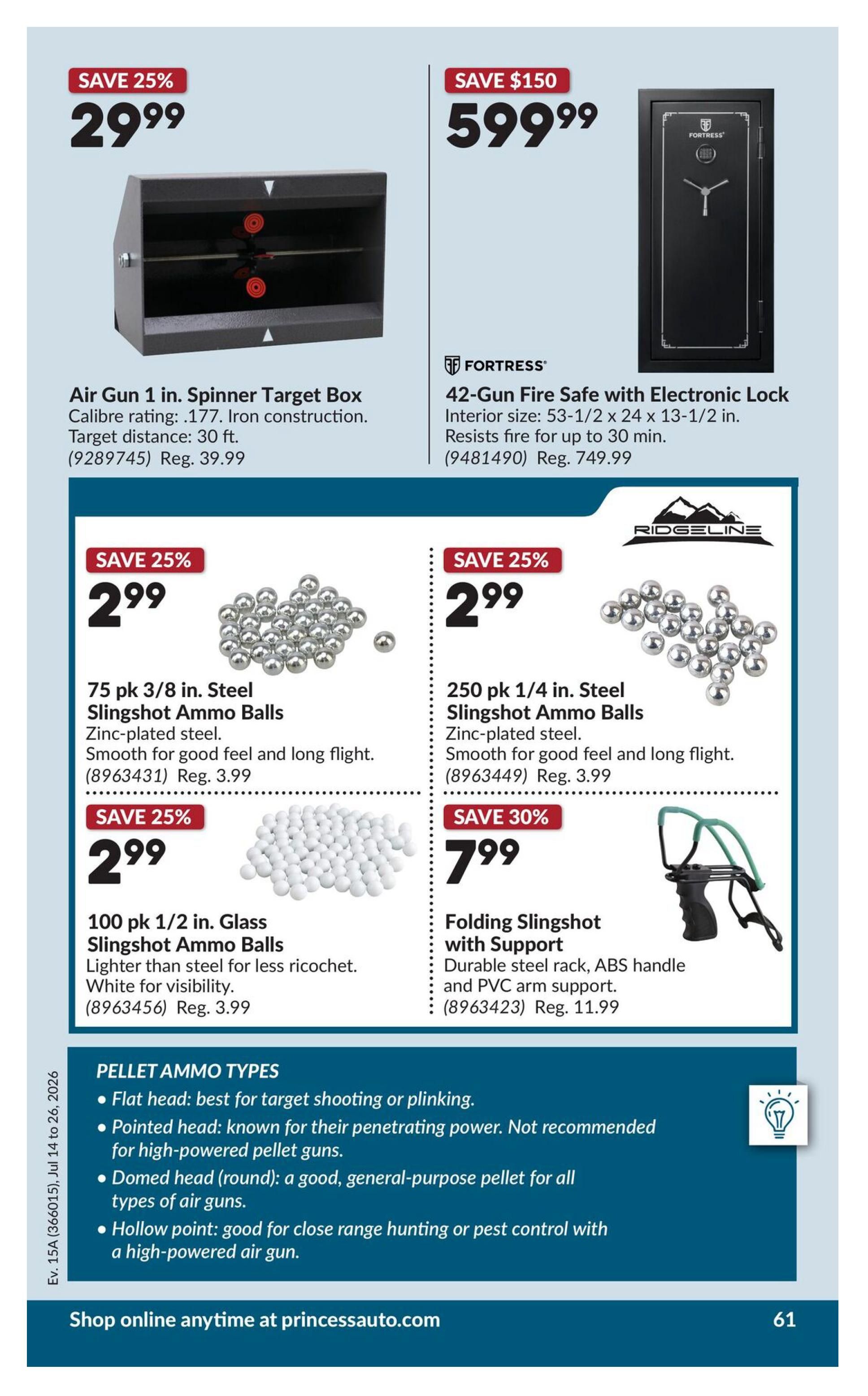 Princess Auto Flyer July 14 to 26