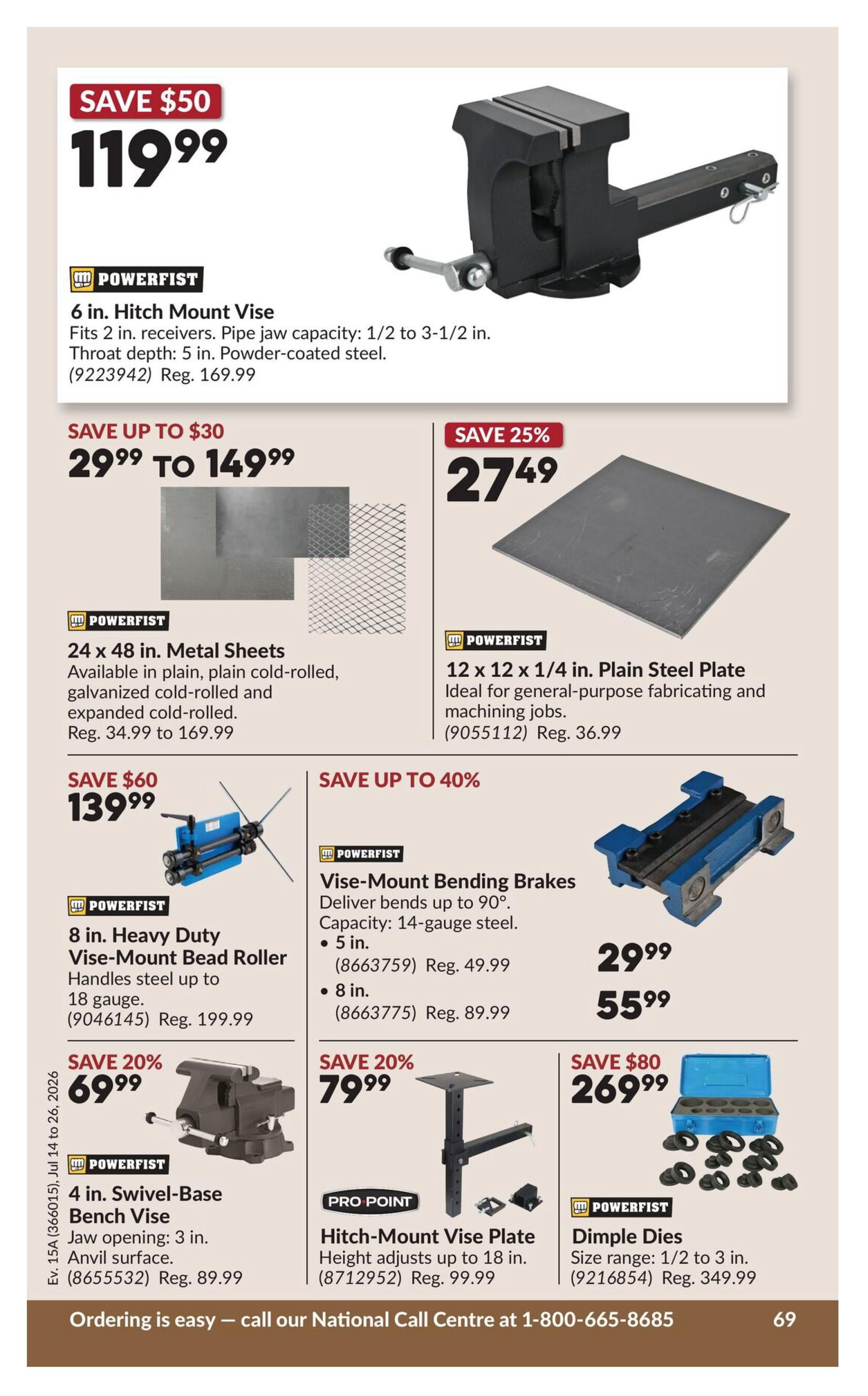 Princess Auto Flyer July 14 to 26