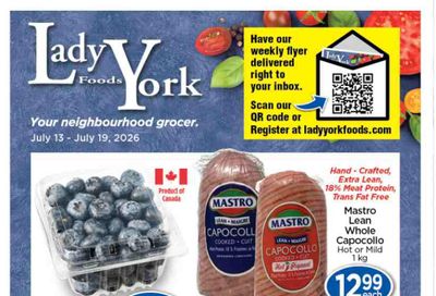 Lady York Foods Flyer July 13 to 19