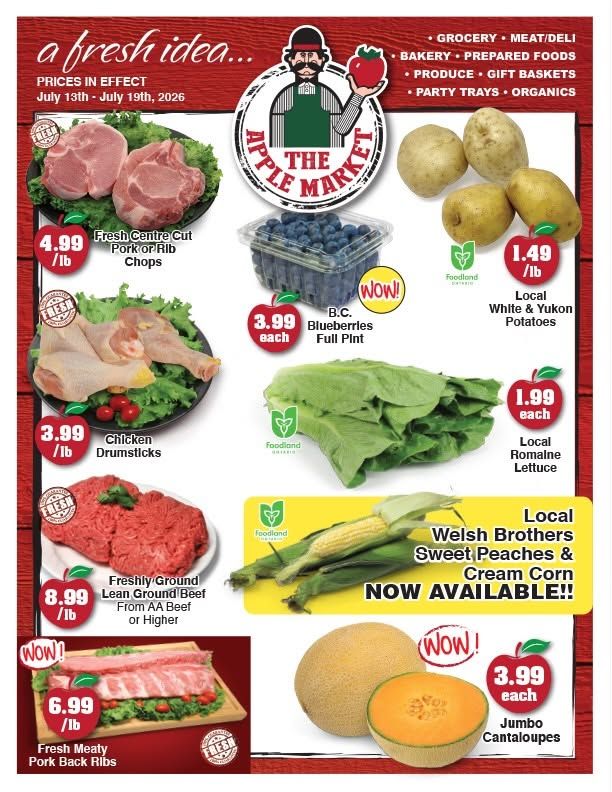 The Apple Market Flyer July 13 to 19