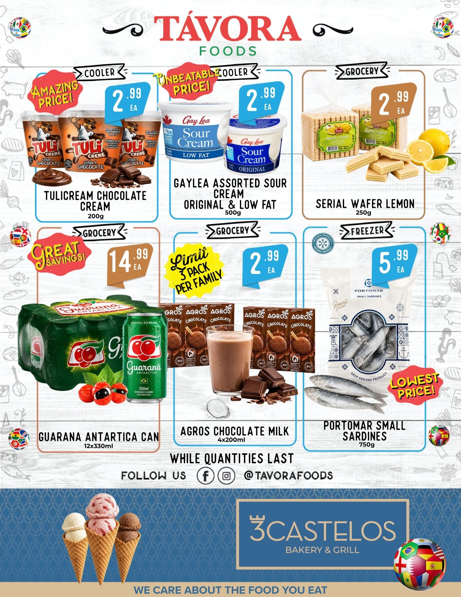 Tavora Foods Flyer July 13 to 19