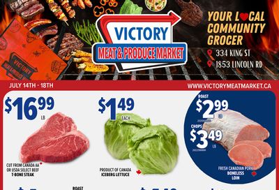 Victory Meat Market Flyer July 14 to 18