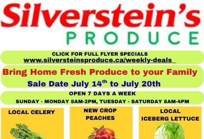 Silverstein's Produce Flyer July 14 to 20
