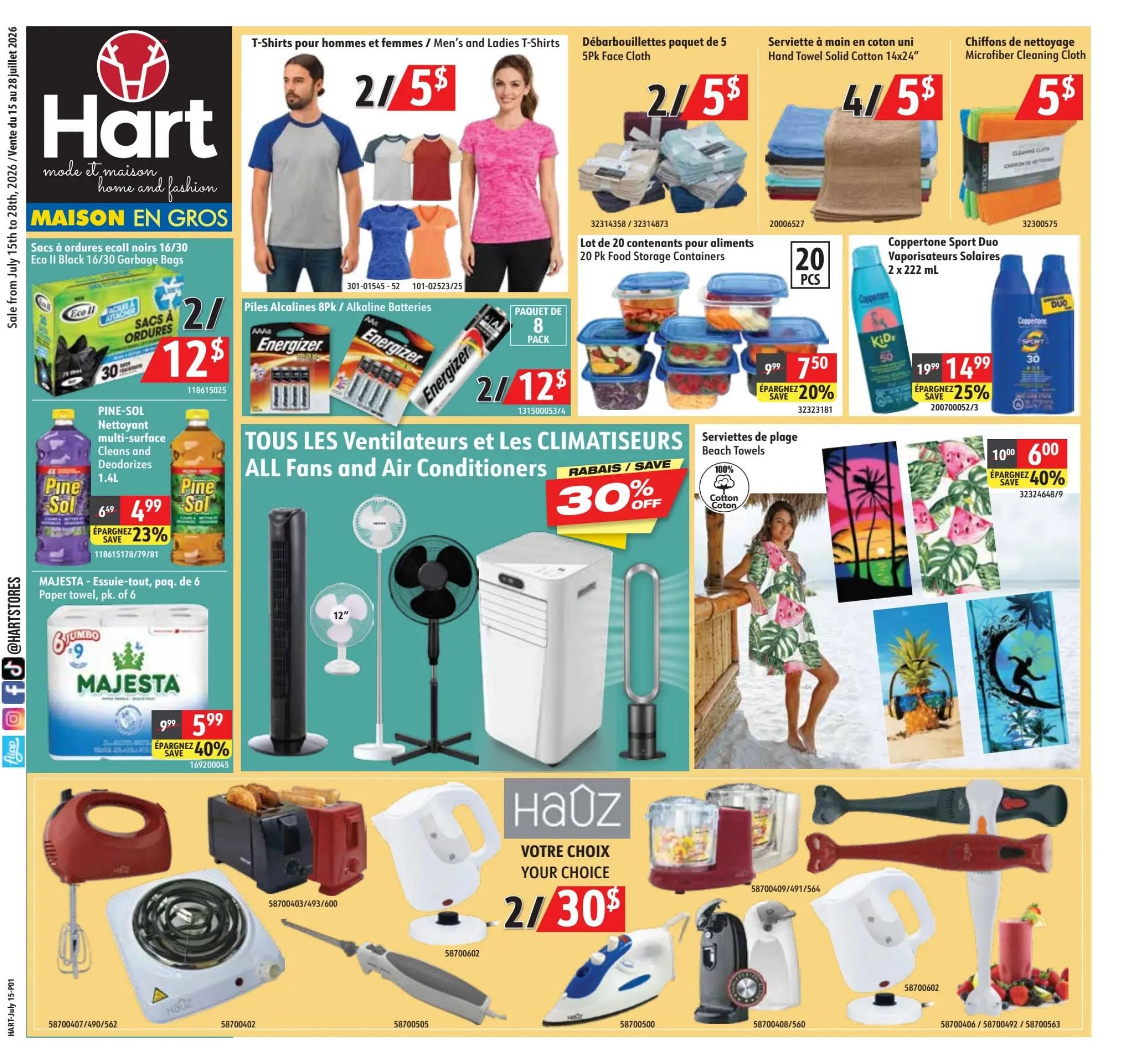 Hart Stores Flyer July 15 to 28