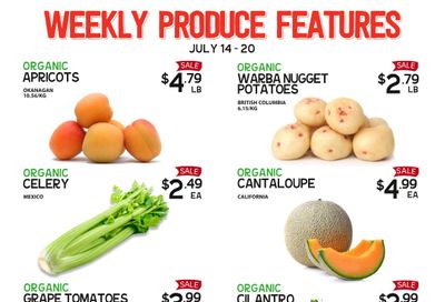 Pomme Natural Market Weekly Produce Flyer July 14 to 20