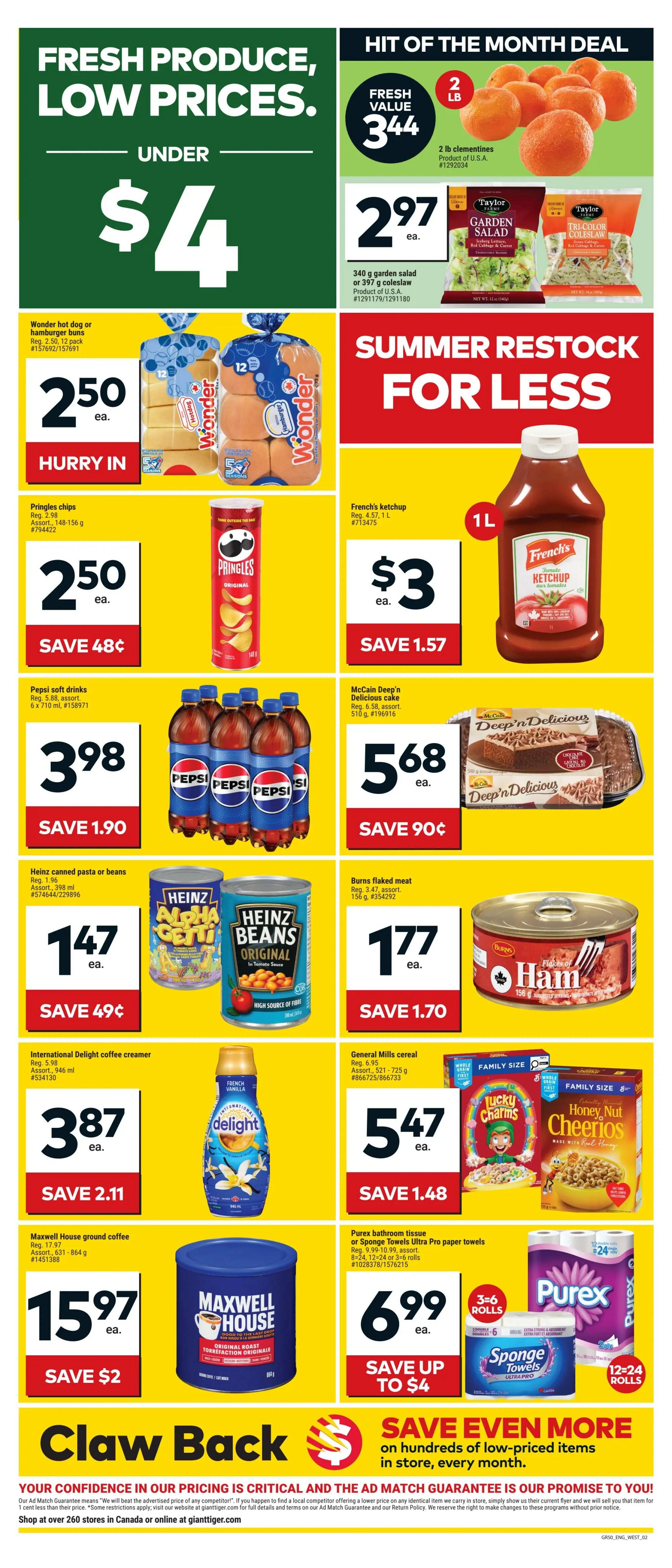 Giant Tiger (West) Flyer July 15 to 21
